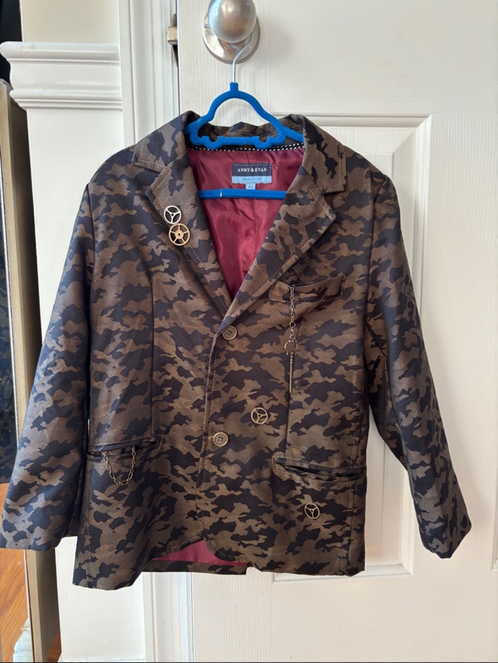 Steampunk Camouflage Blazer 6Y
